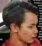  ??  ?? GAMBAR sedutan video menunjukka­n Izhar terbaring selepas dibelasah.