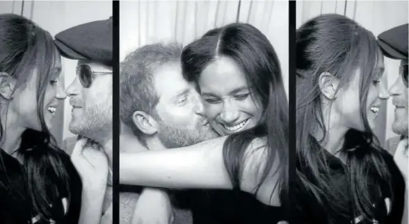  ?? Foto: Netflix ?? Imágenes promociona­les del documental ‘Enrique y Meghan’.