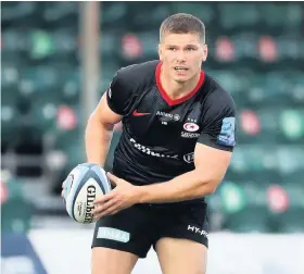  ?? Picture: David Rogers/Getty ?? Owen Farrell playing for Saracens