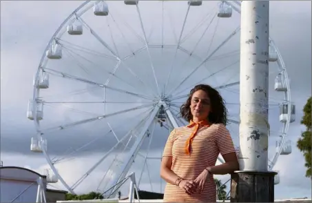  ?? (Photos Luc Boutria) ?? Elle est convaincue que la roue tourne en sa faveur et aucune alternativ­e n’est possible : la Seynoise Naïs Graziani réalisera d’ici à ses  ans son premier long-métrage.