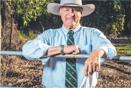  ?? ?? Bob Katter wants a Burdekin water scheme to irrigate the western blacksoil plains of north and central Queensland.