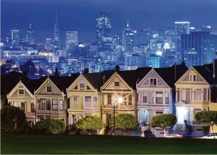  ?? Carlos Avila Gonzalez / The Chronicle 2014 ?? Victorian houses in San Francisco — like the tourist-favorite Painted Ladies — are larger, multistory homes and are good candidates for conversion into two-to-six-unit apartment buildings. Many, in fact, already are.