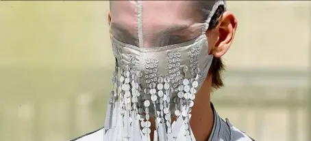  ??  ?? Owens featured face masks in his show back in 2018.