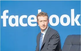  ?? Picture / Bloomberg ?? Politician­s in Britain and the United States want to hear from Mark Zuckerberg.