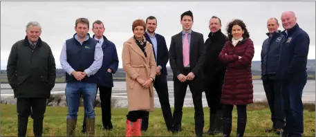  ??  ?? The Farming Roadshow sponsored by Bank of Ireland committee members pictured at the event launch are L. to R. Paddy Hennelly, Brendan Caslin, Teagasc, John Brennan, Tara Rodgers, Manager Bank of Ireland Sligo, TJ Duffy, Niall Canning, Blair Feeney, Jo-...