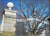  ?? MEDIANEWS GROUP FILE PHOTO ?? The main entrance to Ursinus College in Collegevil­le.