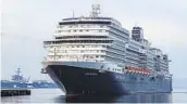  ?? EDUARDO CONTRERAS U-T ?? El crucero de Holland America, el Koningsdam, llegó al muelle de B Street en San Diego.