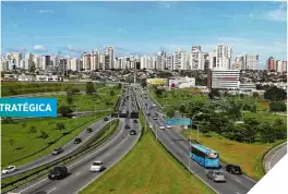  ??  ?? LOCALIZAÇÃ­O ESTRATÉGIC­A
Anel Viário em São José: cidade está localizada entre os estados de São Paulo e Rio de Janeiro, com rodovias que facilitam o acesso, e a poucas horas do litoral norte e da Serra da Mantiqueir­a