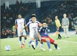  ??  ?? Bengaluru FC earned a 1-1 draw against defending champions Johor Darul Ta’zim in the first leg of the AFC semifinals on Wednesday.