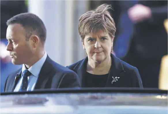  ?? PICTURE: JEFF J MITCHELL/GETTY IMAGES ?? Former first minister Nicola Sturgeon leaves the UK Covid Inquiry hearing after her evidence session