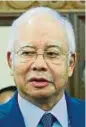  ??  ?? Datuk Seri Najib Razak