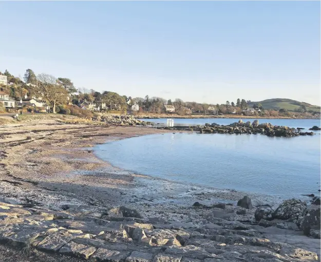  ?? ?? Edward Graham contribute­s this photograph of Rockcliffe Beach on the Solway Firth near Dalbeattie