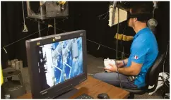  ??  ?? Below: The ESA’s Thomas Pesquet training with VR at NASA’s Johnson Space Center