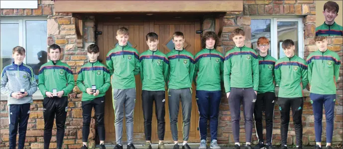  ??  ?? In 2018 Mid Kerry won the U14 and U16 county championsh­ip and the medals were presented to the players over the Christmas period. Strongly represente­d were players from the Keel GAA club. The players were Shane Evans, Cian Lenihan, Eden Murphy, Tadgh Evans, Luke Benson, Sean Corcoran, Gearoid Ladden, Daragh O Dowd, Diarmuid Kelliher, Gerry Griffin, Keith Evans and Liam Evans (inset)