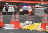  ?? JACQUES NADEAU LE DEVOIR ?? Le tragique accident est survenu sur la rue Bélanger, à l’intersecti­on de la 6e Avenue.