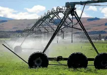  ?? PHOTO: TETSURO MITOMO/FAIRFAX NZ ?? Investment of $27 million in irrigation infrastruc­ture and systems is timely, given New Zealand’s reliance on primary exports.