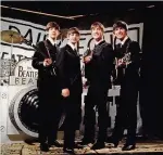  ??  ?? The Beatles Have been transforme­d into movie magic by director Ron Howard