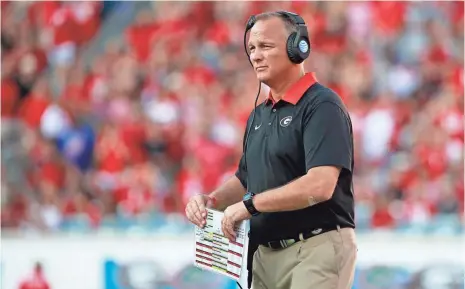  ?? KIM KLEMENT, USA TODAY SPORTS ?? Georgia head coach Mark Richt might survive any changes, but his defensive and offensive coordinato­rs might not.