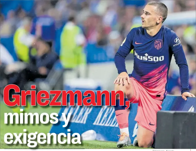  ?? ?? Griezmann, durante el Real Sociedad-Atlético.