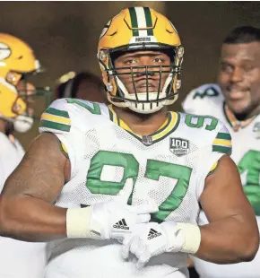  ?? JIM MATTHEWS / USA TODAY NETWORK ?? The Packers hope to lock up nose tackle Kenny Clark to a long-term contract soon. The team waived the popular Mike Daniels for more financial flexibilit­y.