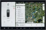  ??  ?? Die Routenbere­chnung im Model 3 erfolgt, falls gewünscht, unter Berücksich­tigung von Lade‍ zeiten und aktuellen Verkehrsla­gen.