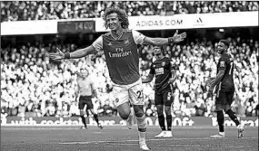  ??  ?? Arsenal heeft het contract van David Luiz met een jaar verlengd. (Foto: AD)