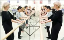  ??  ?? Called to the barre: Silver Sunday includes special Dance For Health open workshops with the English National Ballet