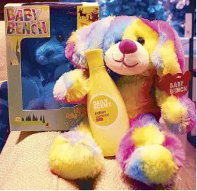  ??  ?? 125ml Daily Scent Cologne + Neon Plush Toy, 100ml Baby Bench Cologne + Neon Plush Toy