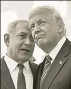  ?? GETTY IMAGES ?? Israeli PM Benjamin Netanyahu with US President Donald Trump, Israel