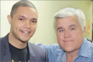  ??  ?? BIG BREAK: Trevor Noah appears on the The Tonight Show with Jay Leno on CNBC Africa tonight at 9pm. He is the first South African comedian to perform on the US talk show.