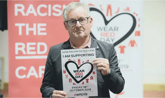  ??  ?? Show Racism the Red Card chief executive Ged Grebby.