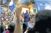  ?? REUTERS ?? Venezuela’s President Nicolas Maduro speaks to supporters after a general election was announced.