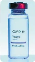  ??  ?? Getting the vaccine is our best defense against the COVID-19 virus.