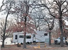  ??  ?? Oklahoma State Parks' “Sweetheart Special” during the month of February includes a special rate for camping.