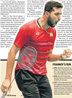  ?? AP ?? HS Prannoy