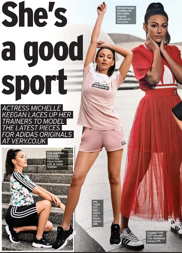 Michelle keegan hotsell adidas trainers