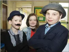  ??  ?? Oisin Deely, Leah Hearne and Niall Sutton from 2nd class.