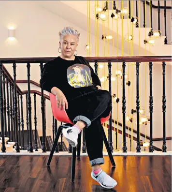  ??  ?? Radical: Emma Rice at the Old Vic, where she is directing her adaptation of Angela Carter’s Wise Children.Twelfth