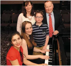  ??  ?? Mary Murphy, Eithne Coffey, Hannah Sherry, Santa Ignace and Joan O’Sullivan at the Piano Evening with Santa Ignace and Hannah Sherry in The Brehon Hotel, Killarney, on Wednesday night. Picture: Eamonn