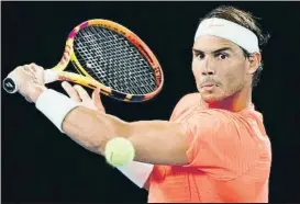  ?? FOTO: EFE ?? Rafa Nadal cambió el tratamient­o de la espalda esperando una mejora