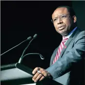  ?? PHOTO: BLOOMBERG ?? Bank deputy governor Daniel Mminele says the rand depreciate­d in line with emerging markets currencies.