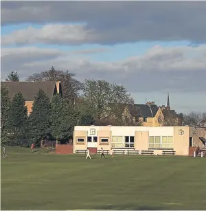  ?? Picture: Paul Reid. ?? The Strathmore cricket ground in Forfar.