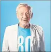  ??  ?? Sir Ian Mckellen