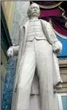  ?? Democrat-Gazette/SARAH D. WIRE ?? This U.S. Capitol statue depicts onetime prominent Arkansan Uriah Milton Rose.