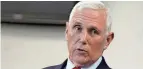  ?? KINNARD/AP MEG ?? Former Vice President Mike Pence says he will make a decision about a 2024 presidenti­al run “by the spring.”