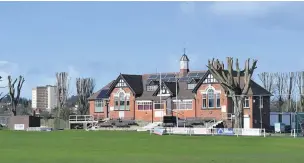  ??  ?? Stourbridg­e Cricket Club pavilion
