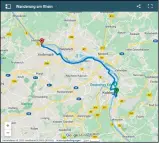  ?? Maps, Google ?? Die Ansicht der importiere­n GPX-Datei in ohne weitere Anpassunge­n.