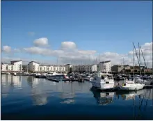  ?? ?? Ardrossan Harbour, left, – North and East Ayrshire came out of a survey as the most affordable places for first-time buyers to get on the housing ladder