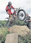  ?? ?? Scarboroug­h’s Elliot Woodall at the Jacky Baxter Trophy trial