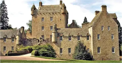  ??  ?? Toil and trouble: Cawdor Castle, above, is famous for its links to Shakespear­e’s Macbeth